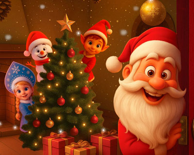 В гостях у Деда Мороза